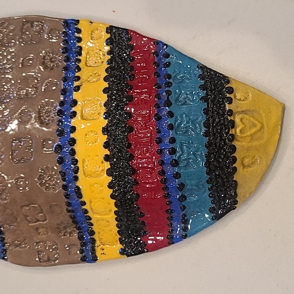 Handmade Clay Heart - Picture 3 of 7
